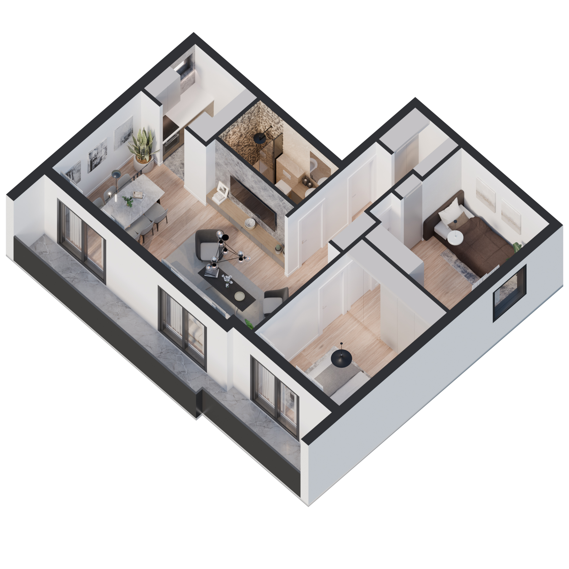 STAN br. 14 – 57,70m²